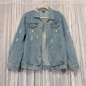Distressed Jean jacket